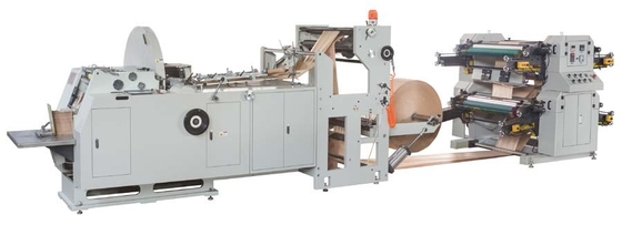 China Automatic High Speed Paper Bag Machine With Flexo Printing Machine supplier