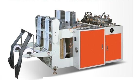 China High-speed Double-channels Heat-sealing &amp; Cold-cutting Bag-making Machine supplier
